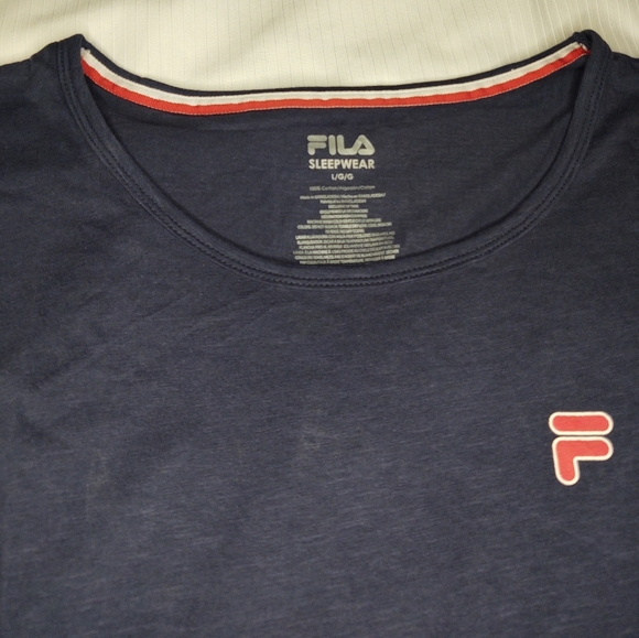 Fila Men's Sleepwear Navy Blue Tank Top Size Large - Picture 4 of 7